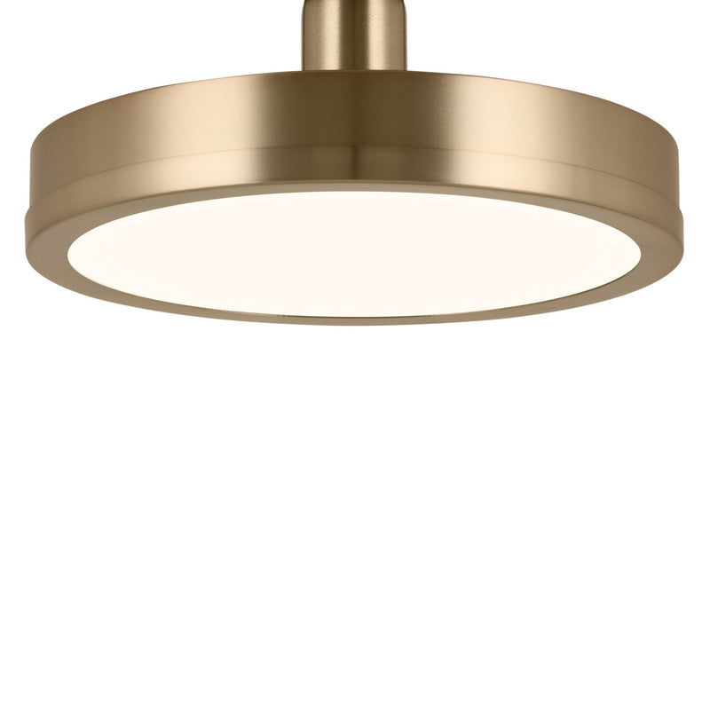 Kichler 52589CPZ LED Semi Flush Mount, Champagne Bronze