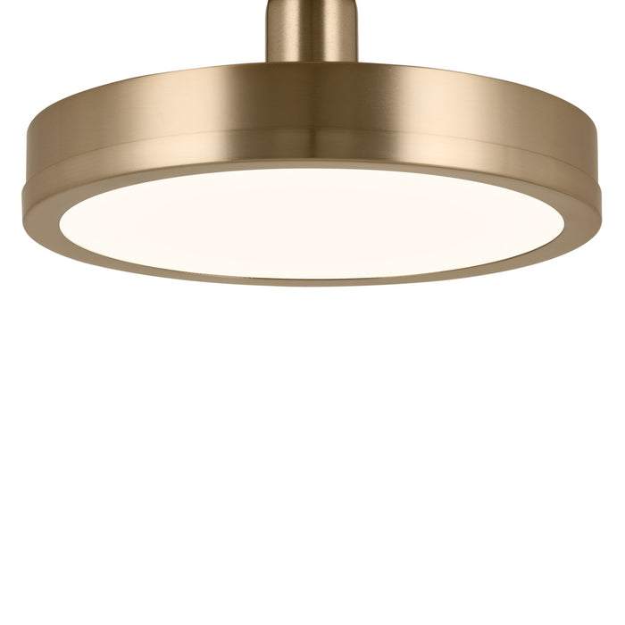 Kichler 52589CPZ LED Semi Flush Mount, Champagne Bronze