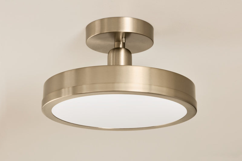 Kichler 52589CPZ LED Semi Flush Mount, Champagne Bronze