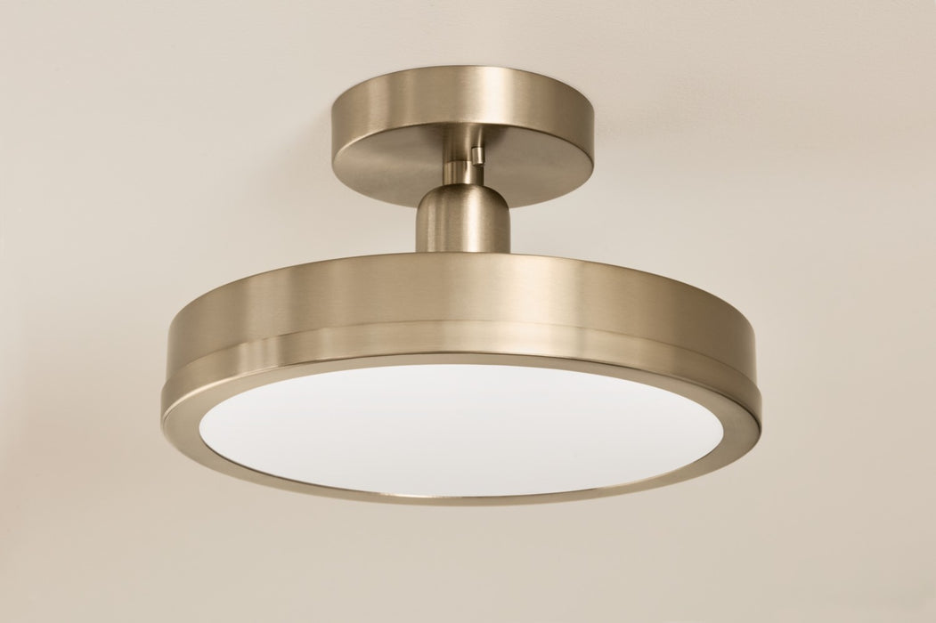 Kichler 52589CPZ LED Semi Flush Mount, Champagne Bronze
