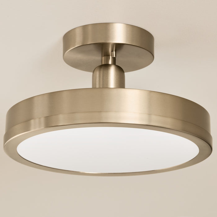 Kichler 52589CPZ LED Semi Flush Mount, Champagne Bronze