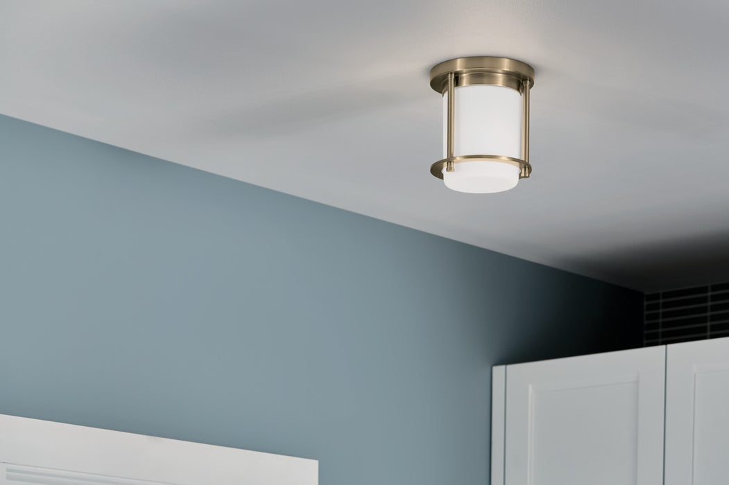 Kichler 52596CPZ One Light Flush Mount, Champagne Bronze