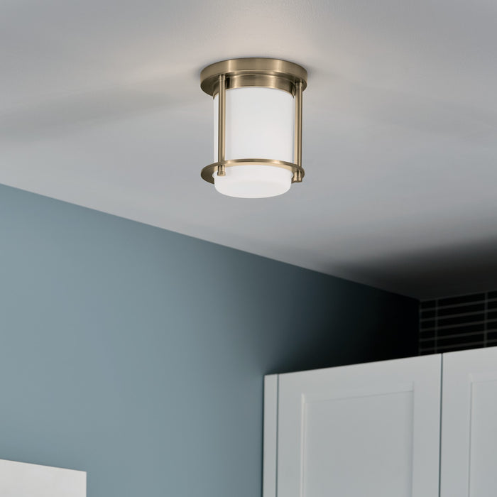 Kichler 52596CPZ One Light Flush Mount, Champagne Bronze