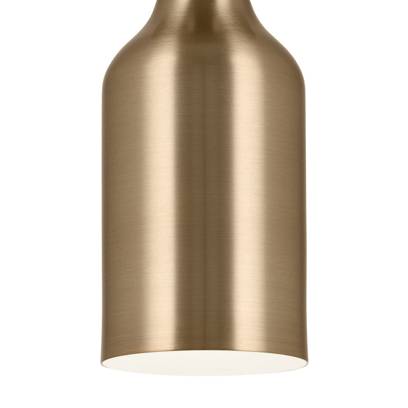 Kichler 52598CPZ One Light Semi Flush Mount, Champagne Bronze