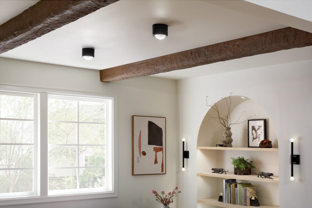 Kichler 52600BK LED Flush Mount, Black