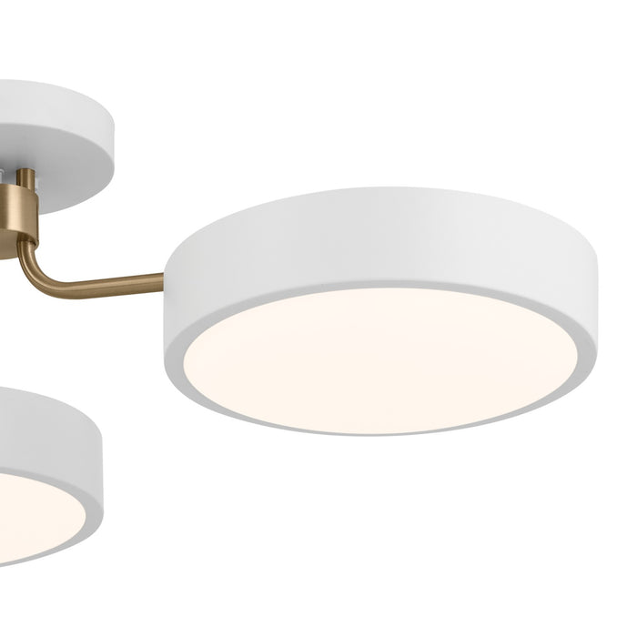 Kichler 52604WHCPZ LED Semi Flush Mount, White