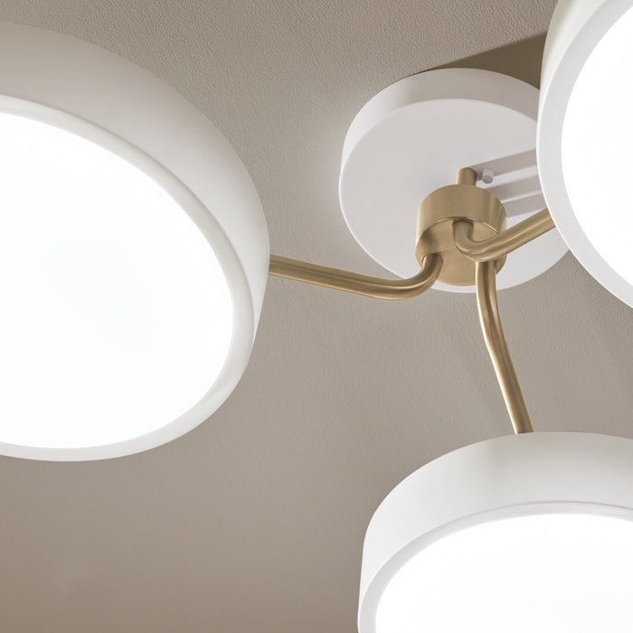 Kichler 52604WHCPZ LED Semi Flush Mount, White