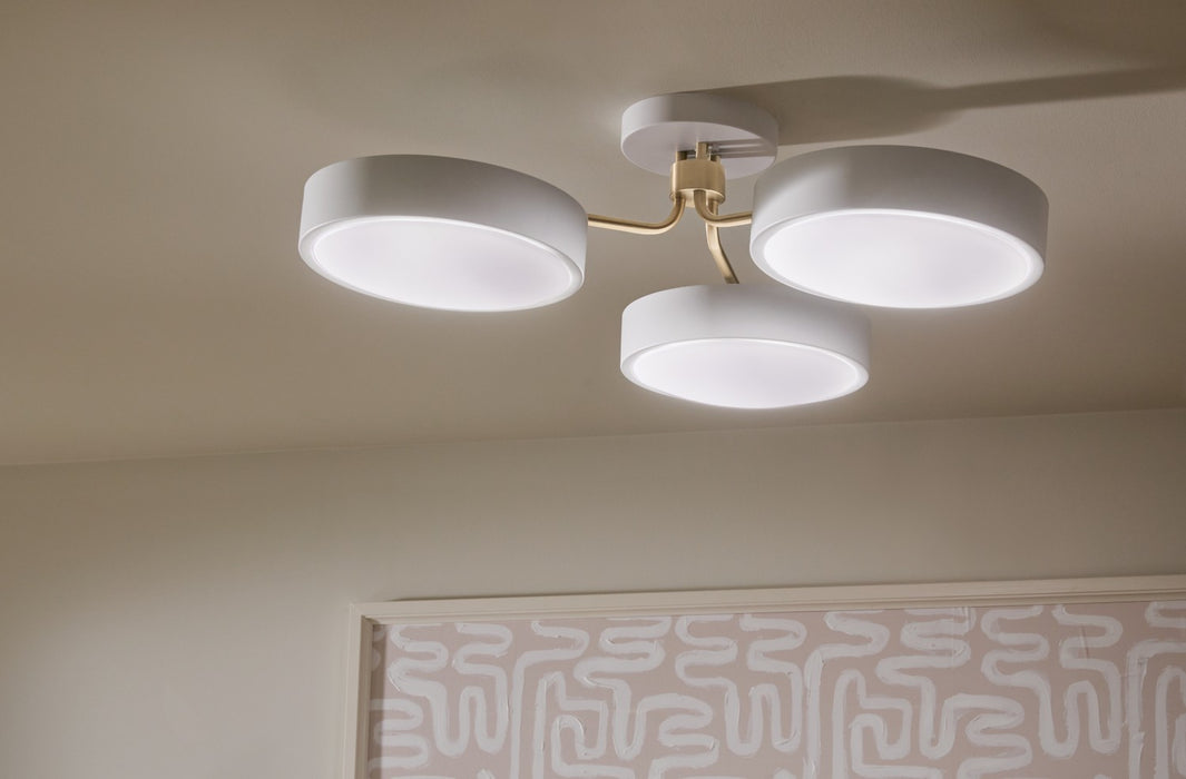 Kichler 52604WHCPZ LED Semi Flush Mount, White