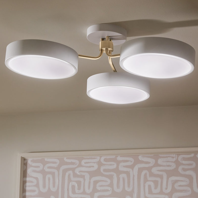 Kichler 52604WHCPZ LED Semi Flush Mount, White