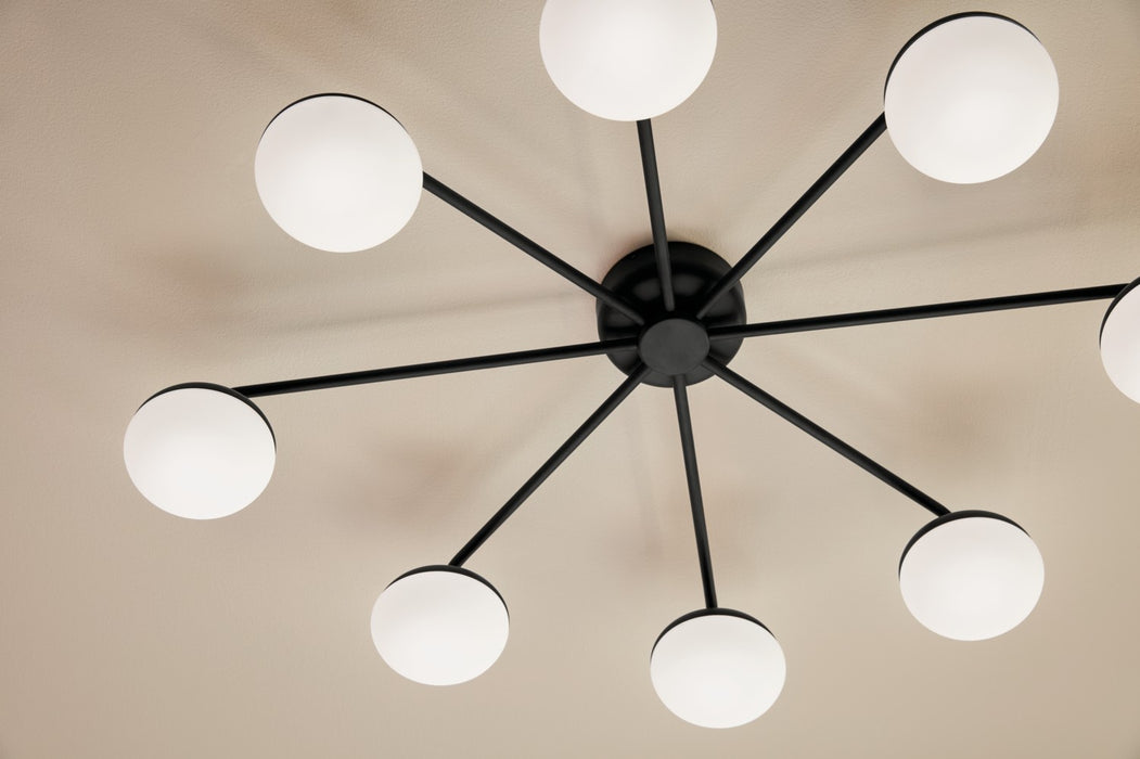 Kichler 52608BK LED Semi Flush Mount, Black
