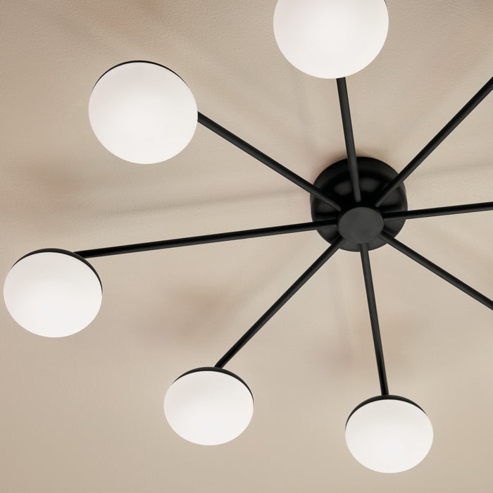 Kichler 52608BK LED Semi Flush Mount, Black