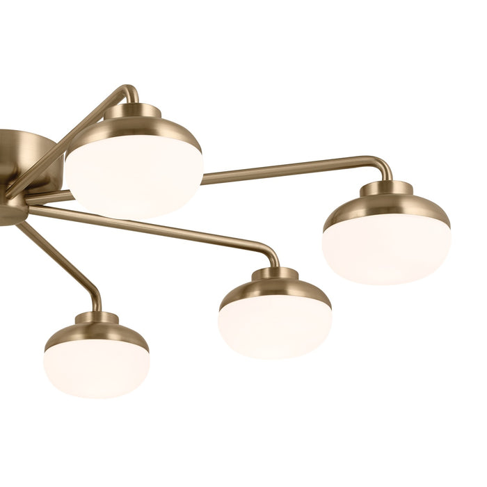 Kichler 52608CPZ LED Semi Flush Mount, Champagne Bronze