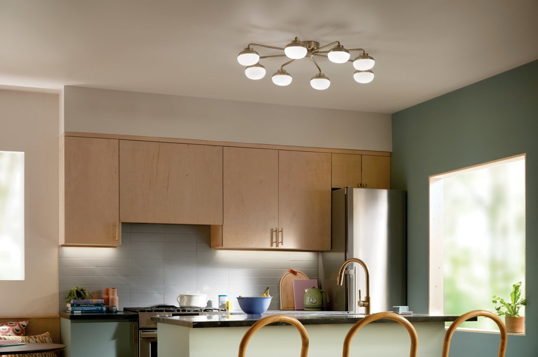 Kichler 52608CPZ LED Semi Flush Mount, Champagne Bronze