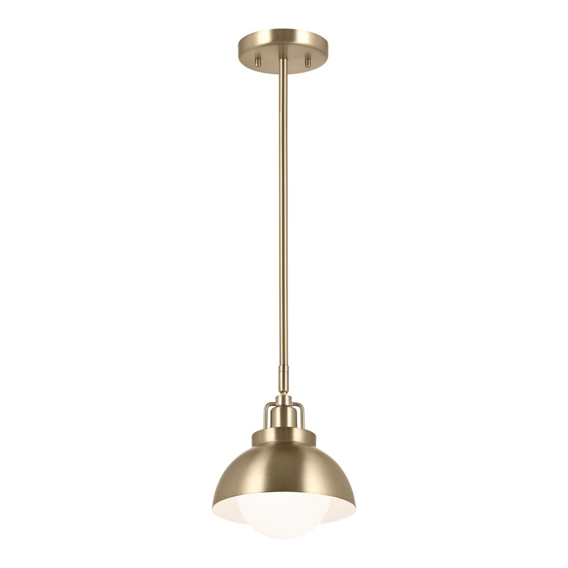 Kichler 52601CPZ One Light Wall/Semi Flush/Pendant, Champagne Bronze