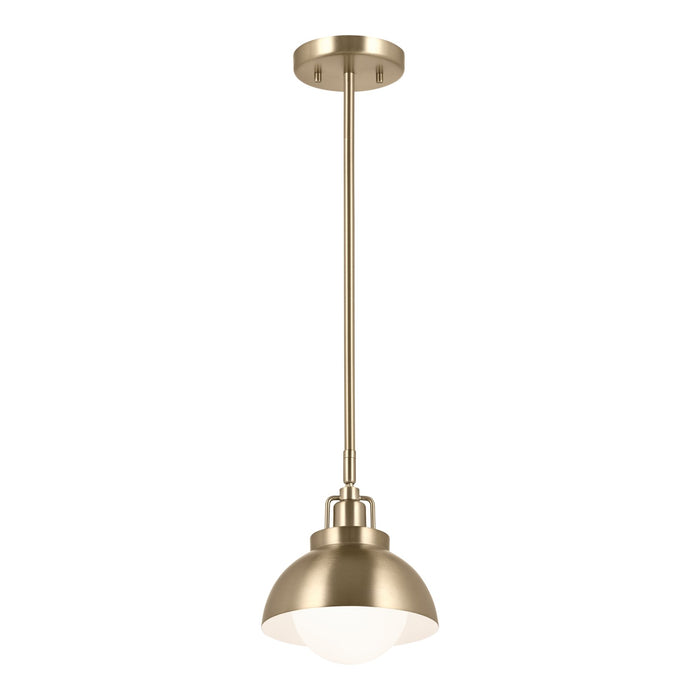 Kichler 52601CPZ One Light Wall/Semi Flush/Pendant, Champagne Bronze