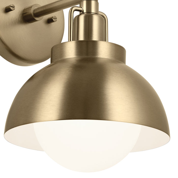 Kichler 52601CPZ One Light Wall/Semi Flush/Pendant, Champagne Bronze