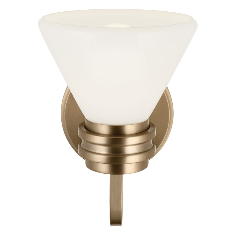 Kichler 55153CPZ One Light Wall Sconce, Champagne Bronze