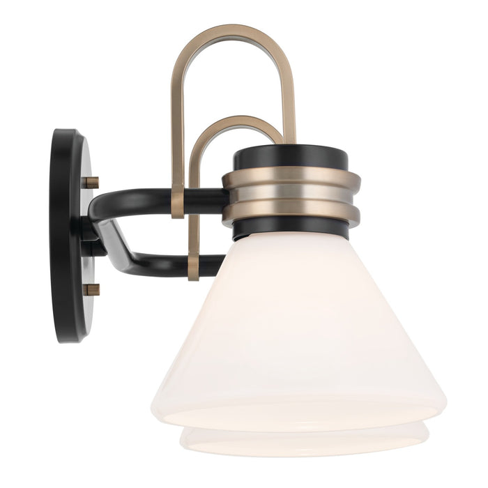 Kichler 55154BK Two Light Bath, Black