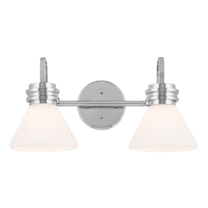 Kichler 55154CH Two Light Bath, Chrome