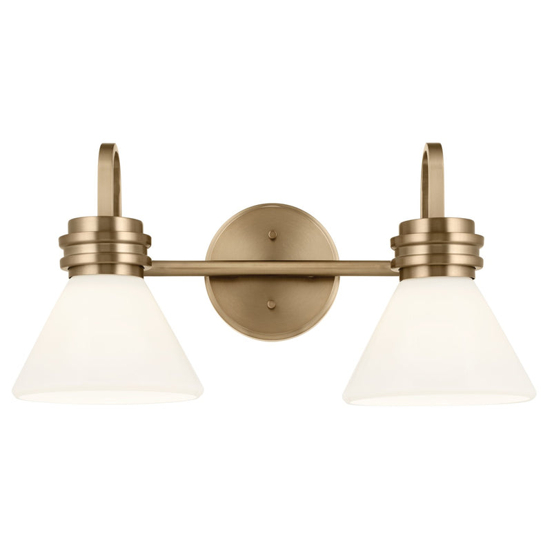 Kichler 55154CPZ Two Light Bath, Champagne Bronze