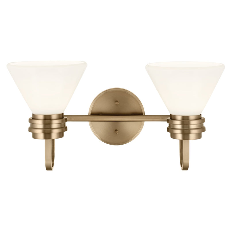 Kichler 55154CPZ Two Light Bath, Champagne Bronze