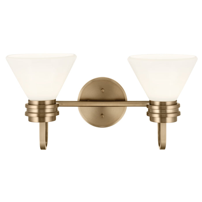 Kichler 55154CPZ Two Light Bath, Champagne Bronze