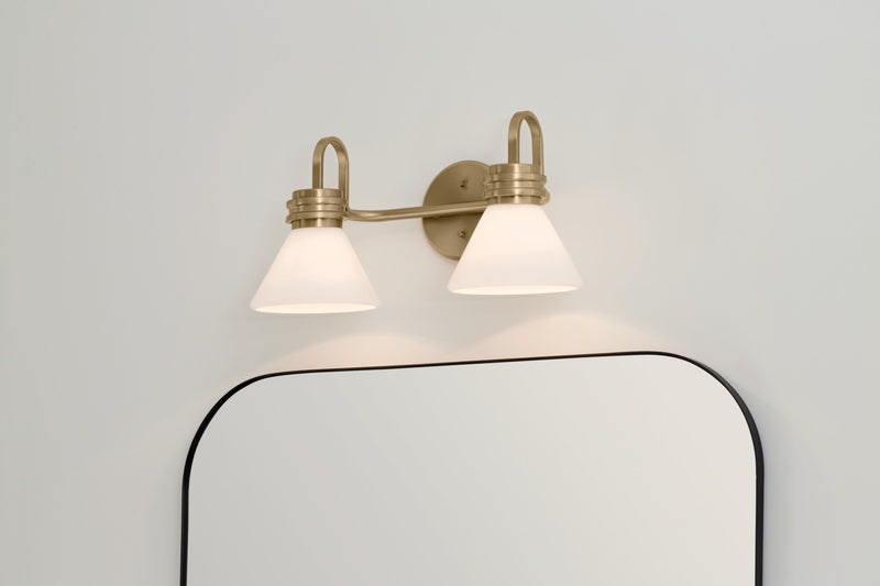 Kichler 55154CPZ Two Light Bath, Champagne Bronze