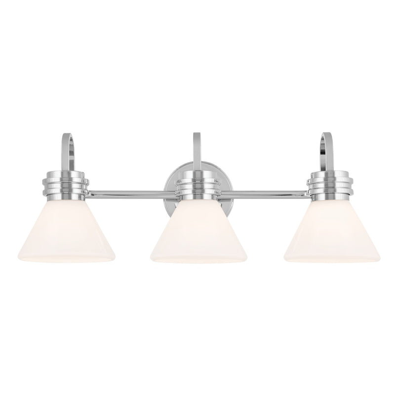 Kichler 55155CH Three Light Bath, Chrome