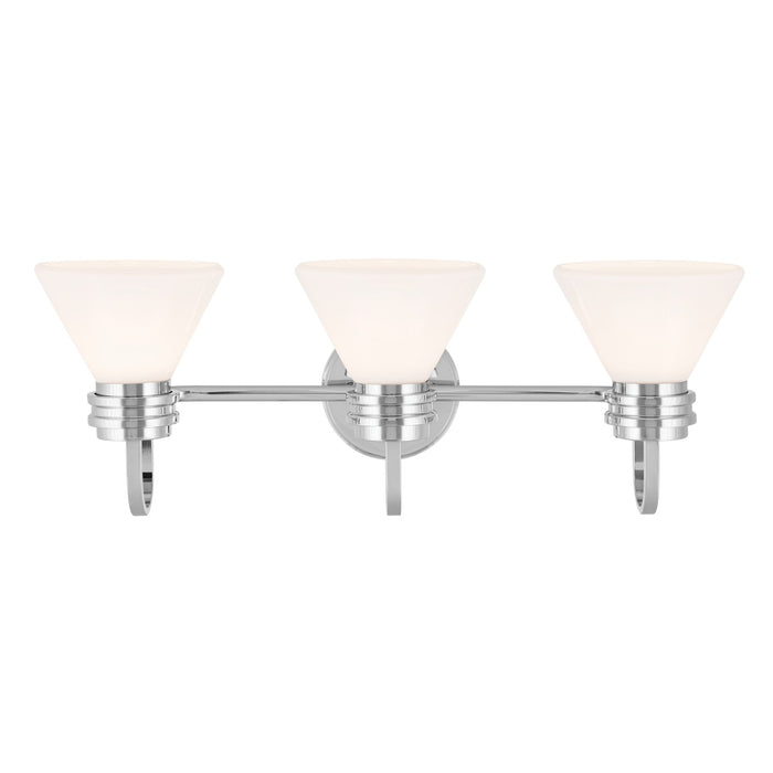 Kichler 55155CH Three Light Bath, Chrome