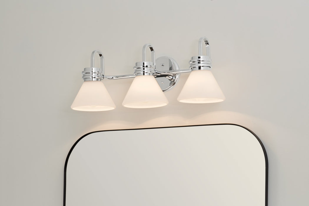 Kichler 55155CH Three Light Bath, Chrome