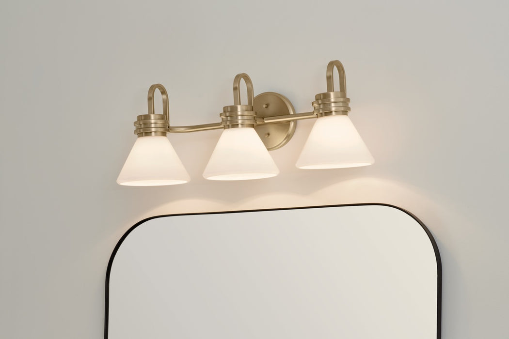 Kichler 55155CPZ Three Light Bath, Champagne Bronze
