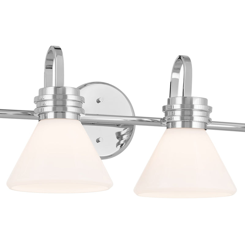 Kichler 55156CH Four Light Bath, Chrome