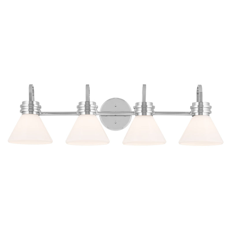 Kichler 55156CH Four Light Bath, Chrome