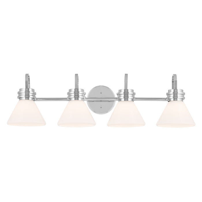 Kichler 55156CH Four Light Bath, Chrome