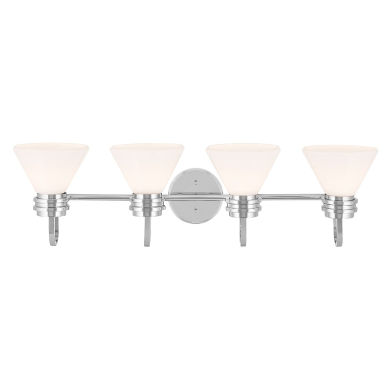 Kichler 55156CH Four Light Bath, Chrome