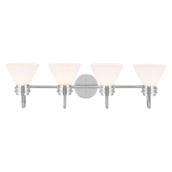 Kichler 55156CH Four Light Bath, Chrome