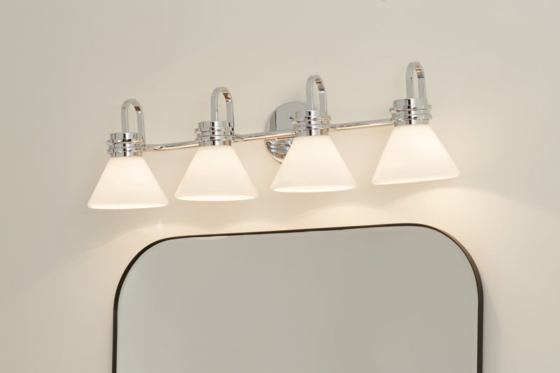 Kichler 55156CH Four Light Bath, Chrome