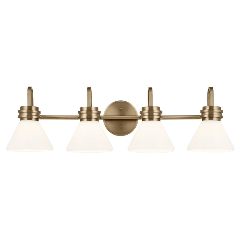 Kichler 55156CPZ Four Light Bath, Champagne Bronze