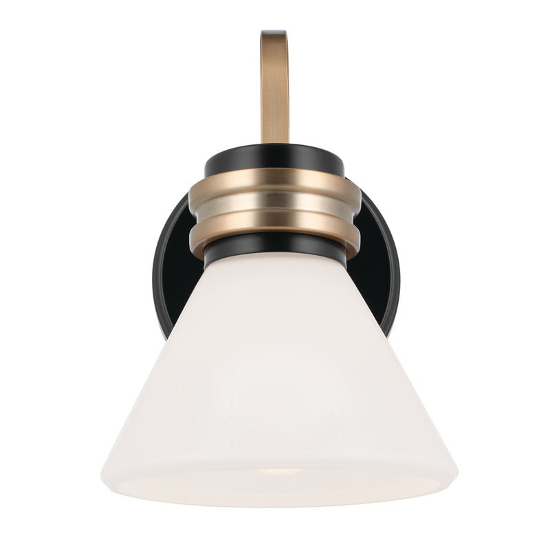 Kichler 55153BK One Light Wall Sconce, Black