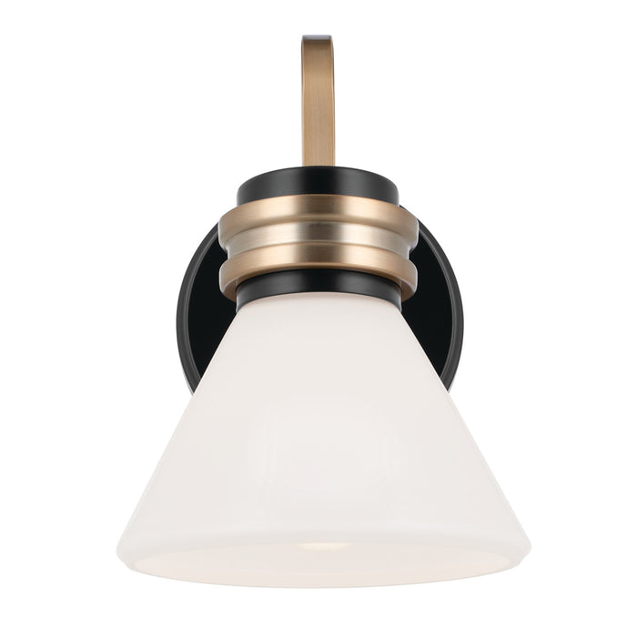 Kichler 55153BK One Light Wall Sconce, Black