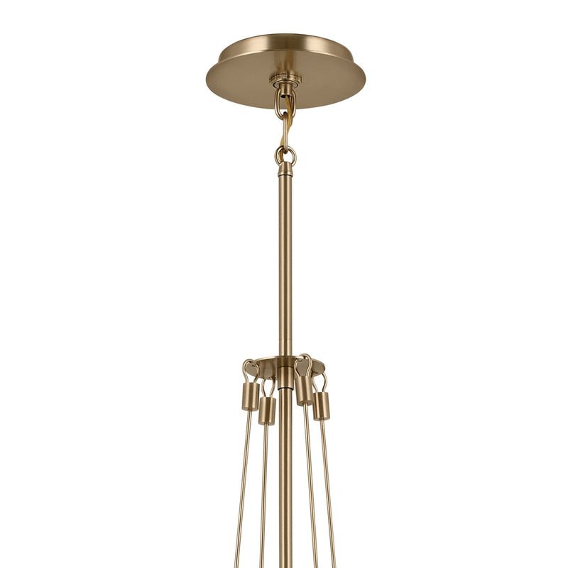 Kichler 52581CPZ One Light Pendant, Champagne Bronze