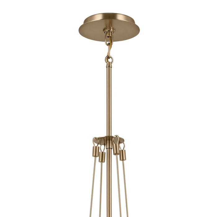 Kichler 52581CPZ One Light Pendant, Champagne Bronze