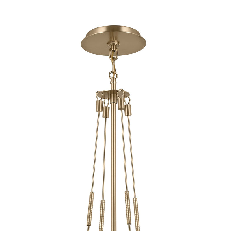 Kichler 52581CPZ One Light Pendant, Champagne Bronze