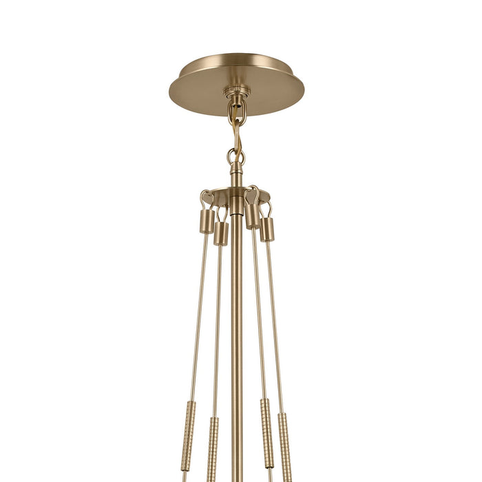 Kichler 52581CPZ One Light Pendant, Champagne Bronze