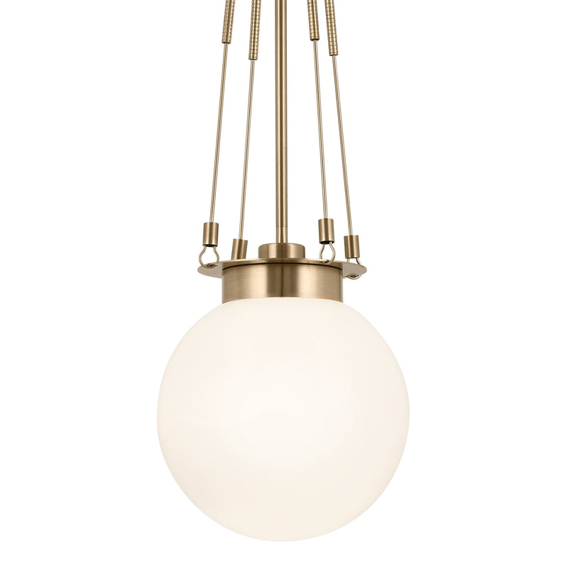 Kichler 52582CPZ One Light Pendant, Champagne Bronze