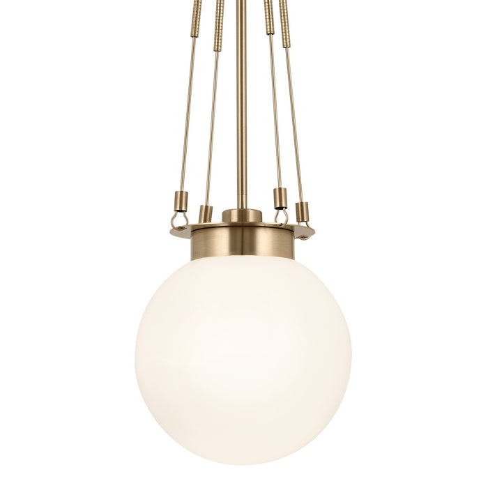 Kichler 52582CPZ One Light Pendant, Champagne Bronze