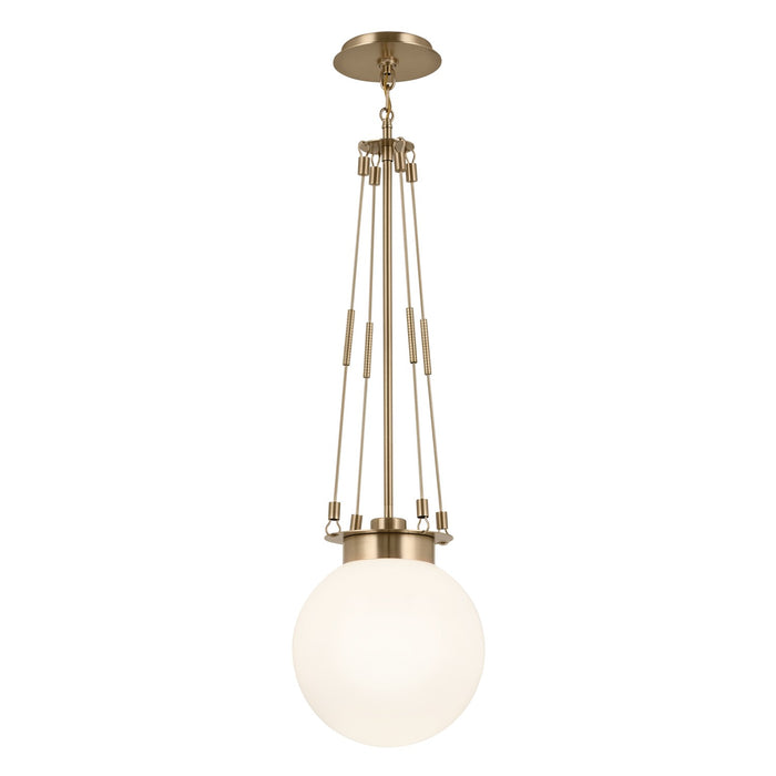 Kichler 52582CPZ One Light Pendant, Champagne Bronze