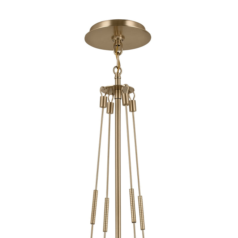 Kichler 52582CPZ One Light Pendant, Champagne Bronze