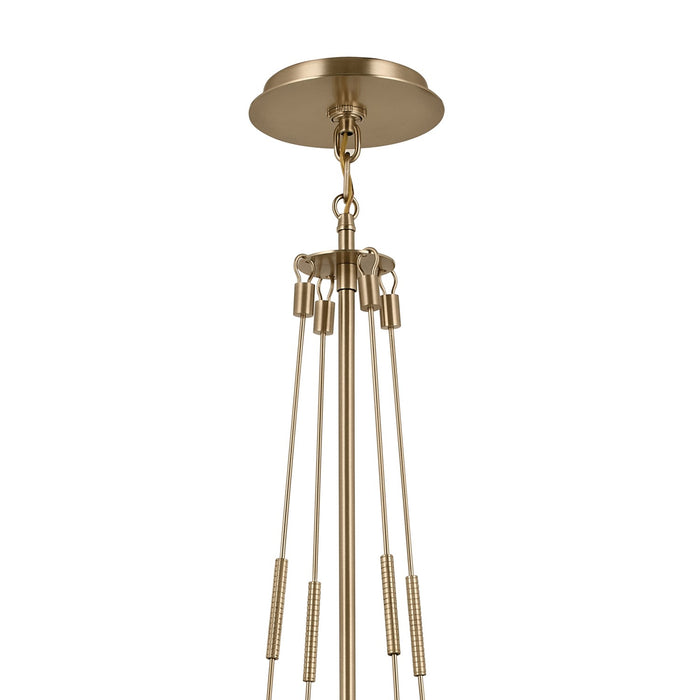 Kichler 52582CPZ One Light Pendant, Champagne Bronze