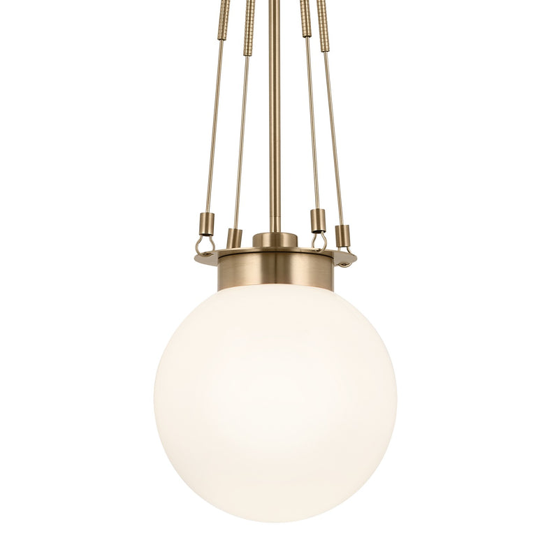 Kichler 52582CPZ One Light Pendant, Champagne Bronze